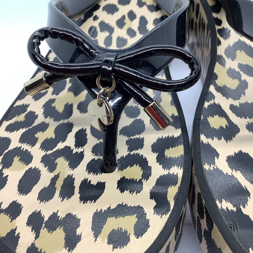 KATE SPADE ♠️ NEW YORK PLATFORM LEOPARD SANDAL - Picture 7 of 11
